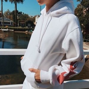 Brandy Melville flame sweatshirt